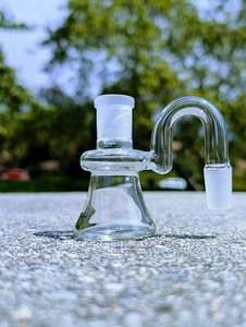 Premium Quality 3" 14mm 90° Glass Ash Catcher Smoking Bubbler For Glass Bong - Imagen 1 de 7