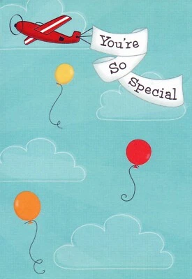 Happy BIRTHDAY Card 🎈 "You're So Special" Airplane by American Greetings +✉ Foto 1 de 4