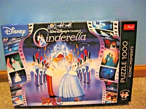 TREFL 1000 PIECE PUZZLE CINDERELLA DISNEY ICONIC MOMENT COLLECTION 2024 CHECKOUT - Picture 1 of 6