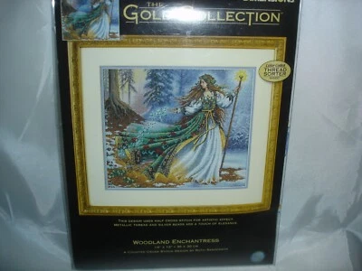 COUNTED CROSS STITCH KIT DIMENSIONS GOLD COLLECTION "WOODLAND ENCHANTRESS"   NEW - Image 1 of 2