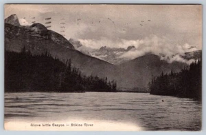 Above Little Canyon, Stikine River, BC Canada, Antique 1910 Chapman Postcard - Bild 1 von 2
