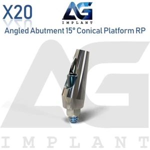 20 Angled Prosthetic System 15° RP Titanium Conical Connection Hex 2.65mm - Picture 1 of 5