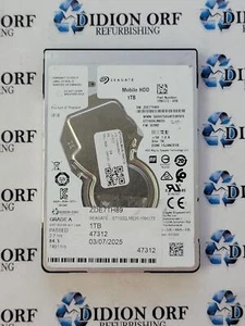 SEAGATE 1TB 2.5" SATA HDD 5400 RPM ST1000LM035-1RK172, GRADE A, SKU 7838 - Picture 1 of 2