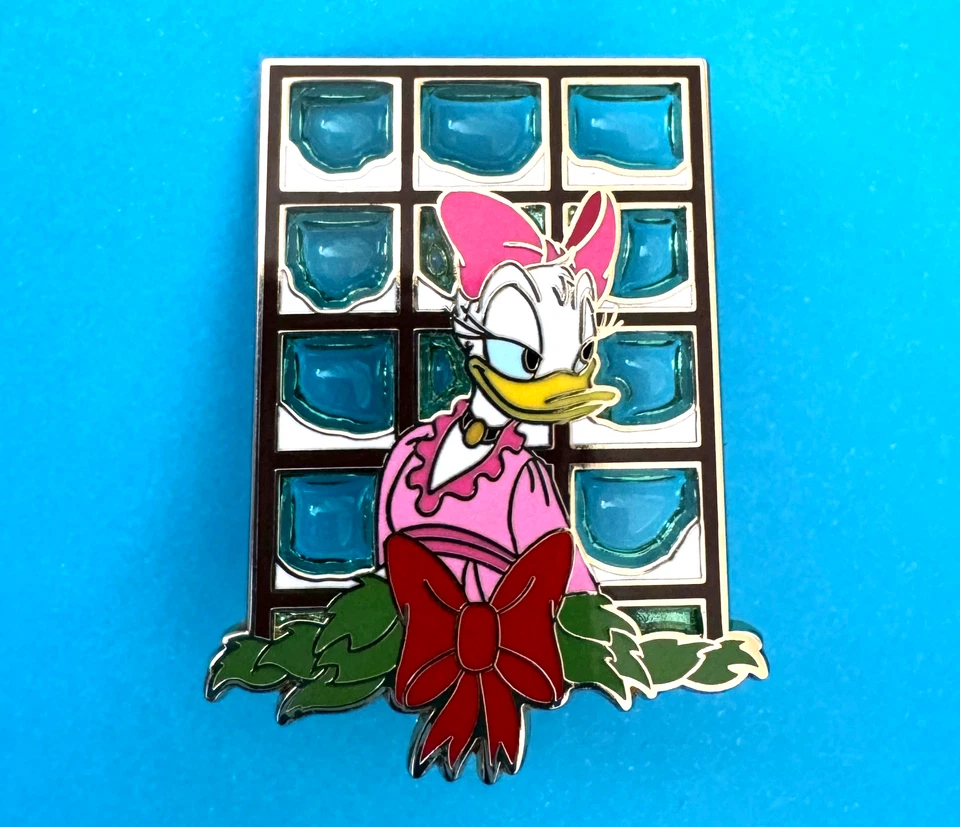 Pin Disney Holiday LE Mickey Christmas Carol calendário do advento 2024 DAISY DUCK - Imagem 1 de 4