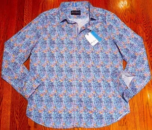 CAMISA DE VESTIR ROBERT GRAHAM PARA HOMBRE AUTÉNTICA NUEVA ORIGINAL Talla 2XL, NUEVA CON ETIQUETAS - Imagen 1 de 8