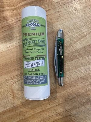 Great Eastern Cutlery - Northfield UN-X-LD Melon Tester - Turquoise Jigged Bone - Image 1 of 4