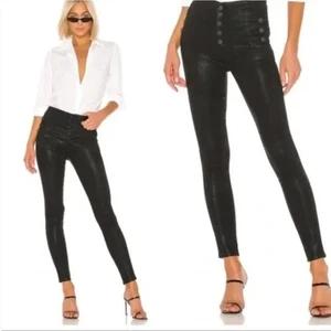 J Brand Natasha Skinny-Jeans hoher Bund Fearful Knopfleiste 298 $ Größe 27 - Bild 1 von 7