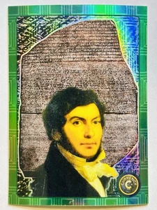 ROSETTA STONE #SM-7 2025 Cardsmiths Currency Summer EMERALD Gemstone # 18/99 - Picture 1 of 3
