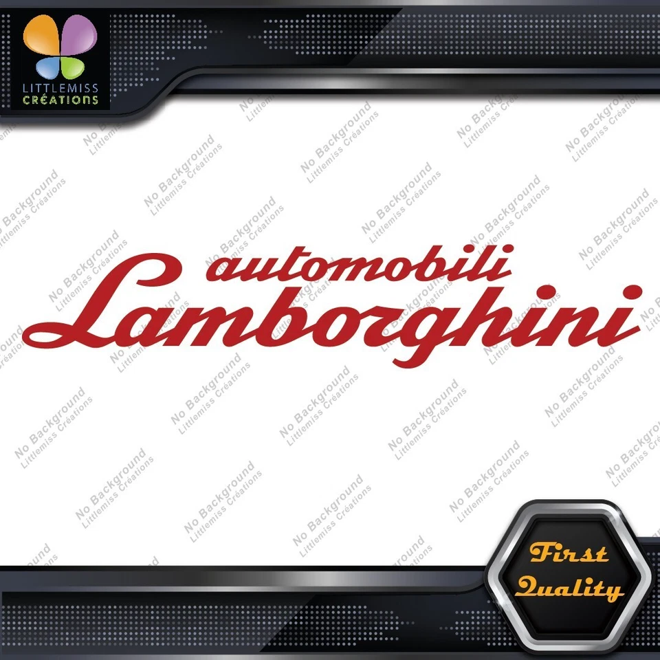 Compatible Lamborghini Automobili Modern Logo Cars Vinyl Decals Stickers - Изображение 1 из 4