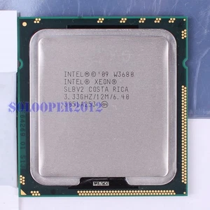 Free shipping Intel Xeon W3680 LGA 1366/Socket B (SLBV2) CPU Processor 3.33 GHz - Picture 1 of 1