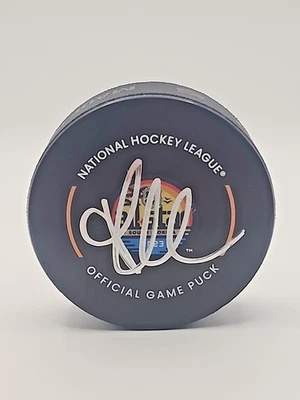 Brady Tkachuk Autograph / Signed 2023 All Star Game Official Hockey Puck JSA COA - Image 1 of 4