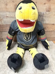 Enorme mascotte Las Vegas Golden Knights NHL nuova con etichetta Chance 28" peluche raro - Foto 1 di 8