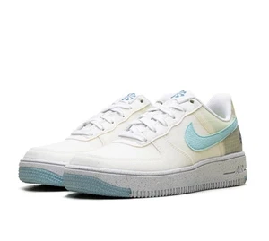 Nike Air Force 1 Low Crater (GS) Big Kids' Shoes White Copa DC9326-100•Size 6.5Y - Picture 1 of 16
