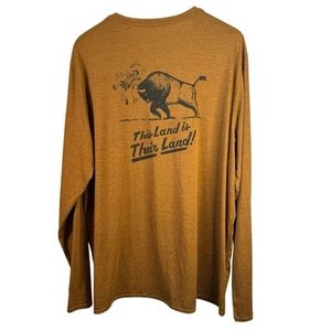 Patagonia Capilene Cool Daily Graphic Shirt XXL Bison Yellowstone Their Land - Picture 1 of 4