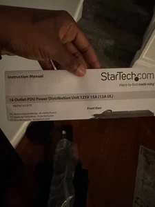 Rackmount 16 Outlet PDU Power Distribution Unit 125V 15A StarTech - Picture 1 of 3