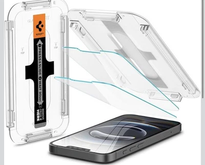 Spigen Screen Protector [GlasTR EZ FIT] iPhone 16e / 14 / 13 Pro/13 - Image 1 of 4