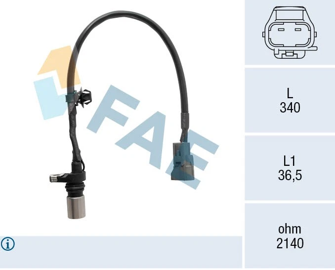 79534 FAE Sensor, crankshaft pulse for TOYOTA - Image 1 of 1