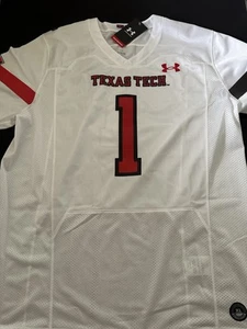 Under Armour 135 $ Texas Tech Red Raiders weiß Authentic Football Trikot Gr. XL - Bild 1 von 3