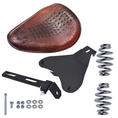 Muelle de asiento Bobber para motocicleta solo negro para Honda Shadow Spirit ACE VT 1100 750 Foto 1 de 4