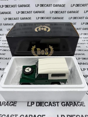 Land Rover Serie III Ligero Serie III Verde Oscuro Escala 1:18 Resina BEST OF SHOW 1973 Foto 1 de 4