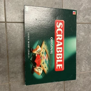 Scrabble Original Mattel 1999 Brettspiel Gesellschaftsspiel VOLLSTÄNDIG - Bild 1 von 3