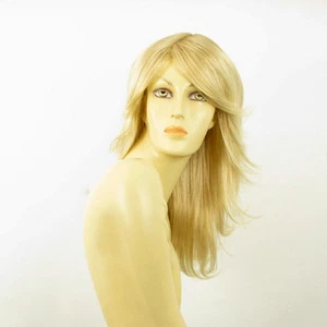 Perruque femme mi-longue blond doré méché blond très clair GINA 24BT613 - Imagen 1 de 8