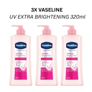Vaselina Saludable Brillante UV Extra Iluminadora Gluta Ceramida Loción 320 ml x 3 - Imagen 1 de 7