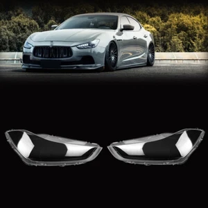 Par de cubiertas transparentes para lentes de faros para Maserati Ghibli 2014-2018 - Imagen 1 de 8