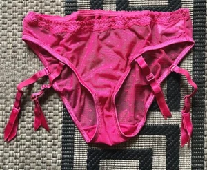 NEU **AKTION** TÜLL SLIP mit STRAPSHALTERN 32/34 40/42 PETITE FLEUR pink *685623 - Picture 1 of 4