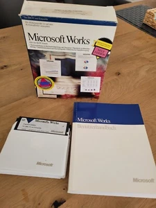 Microsoft Works 2.0 mit 5.25" Disketten und OVP Komplett - Bild 1 von 4