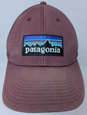 Gorra de béisbol Patagonia P6 Logo LoPro malla trasera camionero descolorida rosa envejecido Foto 1 de 4