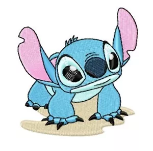MACCHINA RICAMO DISEGNI USB - DISNEY'S LILO & STITCH DESIGNS 4X4, 5X7 & 6X10 - Foto 1 di 5
