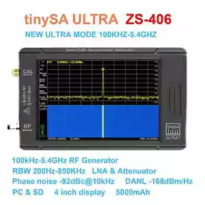 Handheld Tiny Spectrum Analyzer TinySA 3,95 Zoll Touchscreen eingebauter Akku - Bild 1 von 16