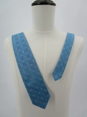 Corbata Brooks Brothers Makers para hombre azul floral 57,25" largo 3,75" ancho seda EE. UU. Foto 1 de 4