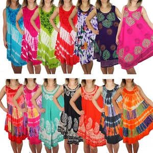 L'Affair Ladies Umbrella Cut Floral Print Sleeveless Lightwe - Picture 1 of 27