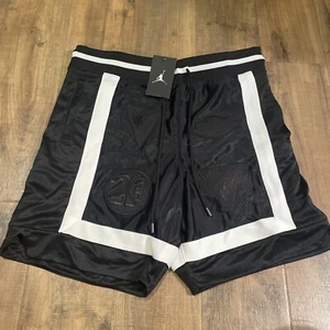 Nike Jordan Remastered Diamond Shorts schwarz weiß Logo AT9972-010 Größe Medium - Bild 1 von 5