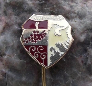 Antique Hustopece Czechoslovakia Official Coat of Arms Heraldic Crest Pin Badge - Picture 1 of 2