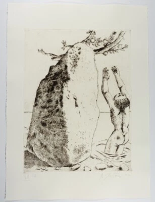 Ernst Marow: Radierung »Odyssee« handsigniert-e.a. Ex.- von 2007 - Bild 1 von 2