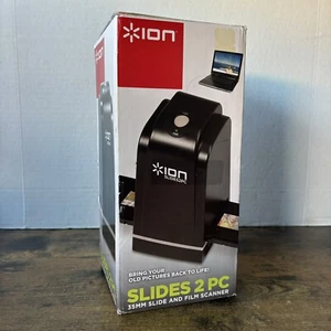ION Slides 2 PC 35mm slide And Film Scanner With USB Plug-In. Not Used Open Box - Picture 1 of 8