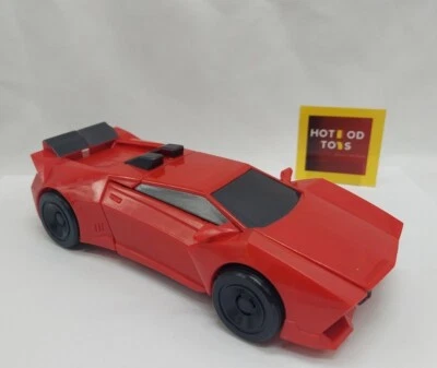 Transformers Robots In Disguise 2015 - 3-Step Changer - Sideswipe Red Car - 9" - Image 1 of 4