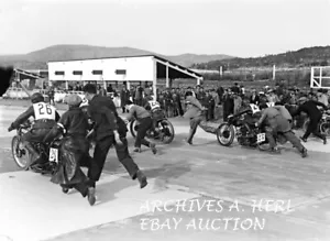 Norton 500cc factory racer 1932 Sitges Terramar ultimo GP foto moto - Foto 1 di 1