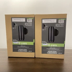 Canarm Lyam 1-Light 10" Matte Black Outdoor Wall Light - LOT OF 2 - Picture 1 of 5