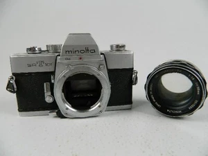 Cámara fotográfica MINOLTA SRT101 con lente Rokkor Minolta f=58 mm - Imagen 1 de 8