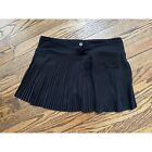 Lululemon Time To Shine Pleated Skirt Black Size 6 RARE