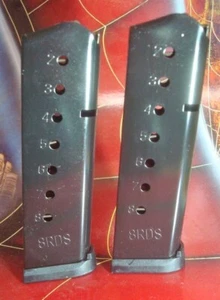 2 1911 .45 acp 8 round NEW magazine s Blue Finish Colt Kimber Rock Island S&W - Picture 1 of 9