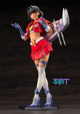 IN STOCK Kotobukiya Bishoujo Transformers Starscream Figure Statue SV360 RED - Image 1 of 4