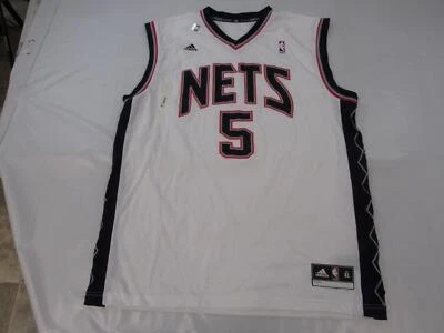 New-Minor-Flaw Blank Back Brooklyn Nets #5 Mens Size XL XLarge Adidas Jersey - Image 1 of 4