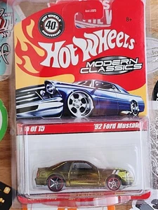 BRAND NEW! Hot Wheels Modern Classics 92' Mustang - ANTIFREEZE OLIVE - Picture 1 of 3
