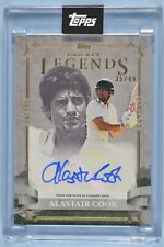 Alastair Cook Topps Cricket Legends of the Game 2024 Auto Autograph /49 England