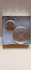 CHANEL -Lot Of 2 - VIP GIFT Gabrielle Perfume White & Gold Logo Round Pin